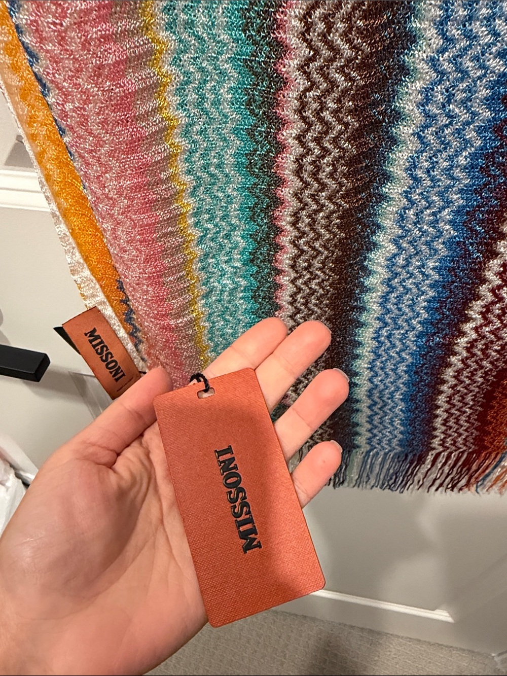 Missoni knit scarf NWT - Picture 2 of 6